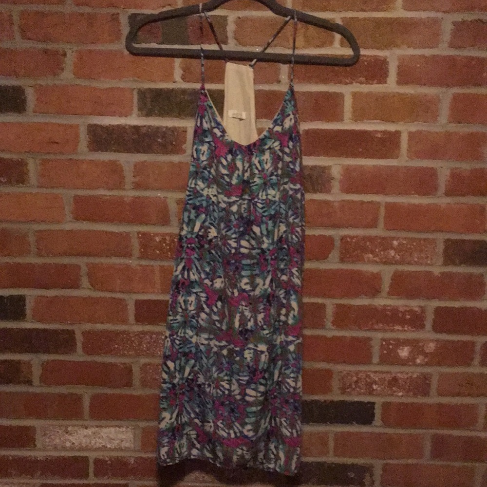 Tie dye strappy dress